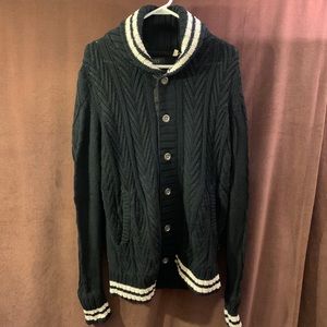 Guess Dark Blue Cardigan Sweater. Size M.